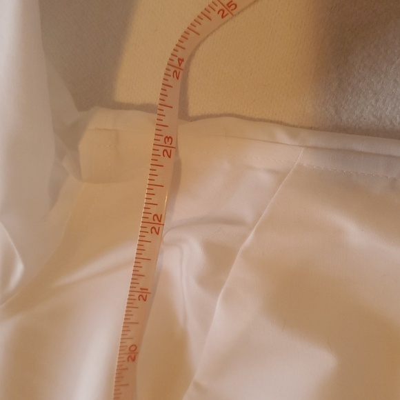 Talbots Event White Silver Embellished Decorative Buttons Pullover Sz XL Blouse - Picture 12 of 15